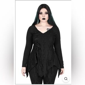 Punk Rave Weeping Willow Top L/XL. Like new!